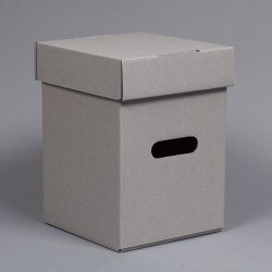 Made from archival Blue-gray corrug